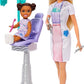Barbie Dentist Doll With Blonde Fashion Doll, 1 Kid Doll, Medical Doctor Furniture & Accessories For Kids Ages 3+