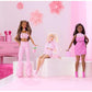 Barbie Deluxe Style Fashion Blonde Doll #9 in Matching Pink Denim Jacket & Skirt Set for Kids Ages 3 Years+