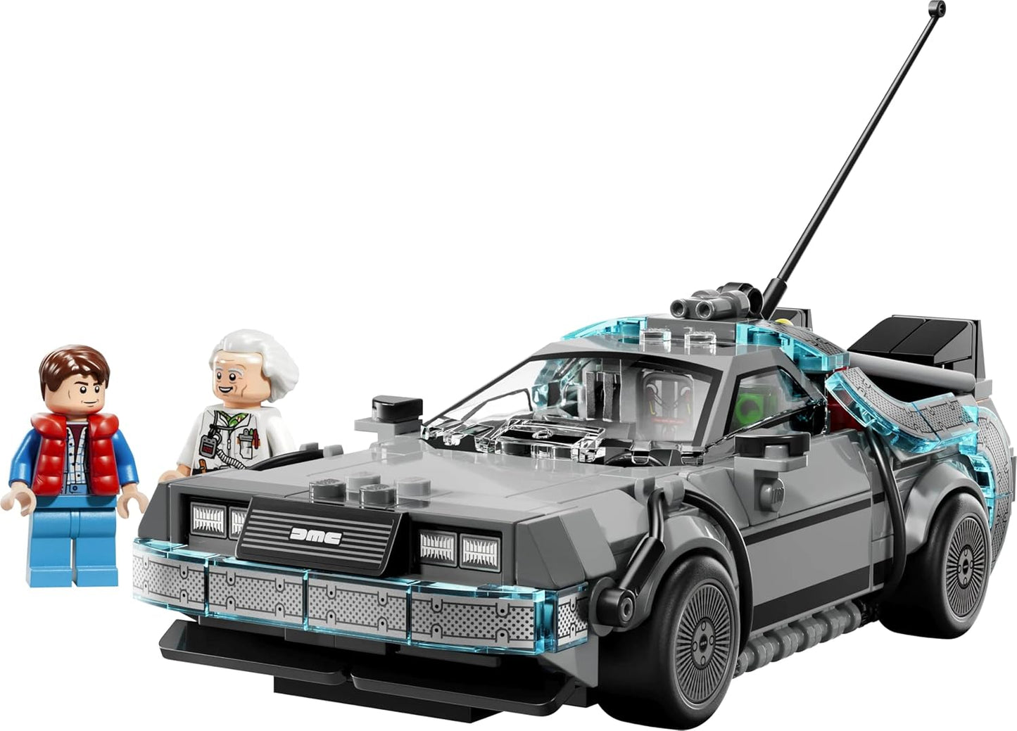 LEGO Speed Champions Time Machine from Back to The Future - Model Car Building Kit For Ages 9 Years & Up