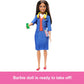 Barbie Flight Attendant Brunette Fashion Doll For Kids Ages 3 Years And Up