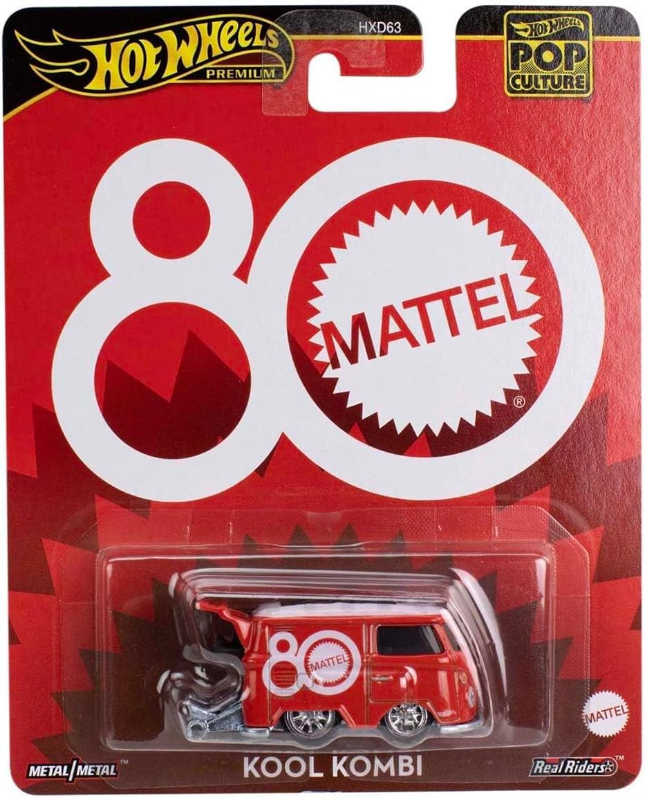 Hot Wheels 1:64 Scale Premium Volkswagen Kool Kombi Toy Car For Ages 4+
