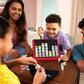 Mattel Games UNO Quatro Game with Colored Tiles & Plastic Grid for Adult, Family & Parties, 2 to 4 Players Ages 7 Years Old & Up