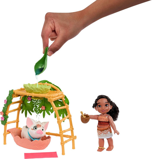 Disney Moana 2 Simea & Pua Bathtime Fun Playset, Fashion Doll & 10+ Accessories, Inspired By The Movie