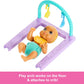 Barbie Skipper Baby-Sitter The Twin Room Dolls and Accessories For Kids Ages 3+