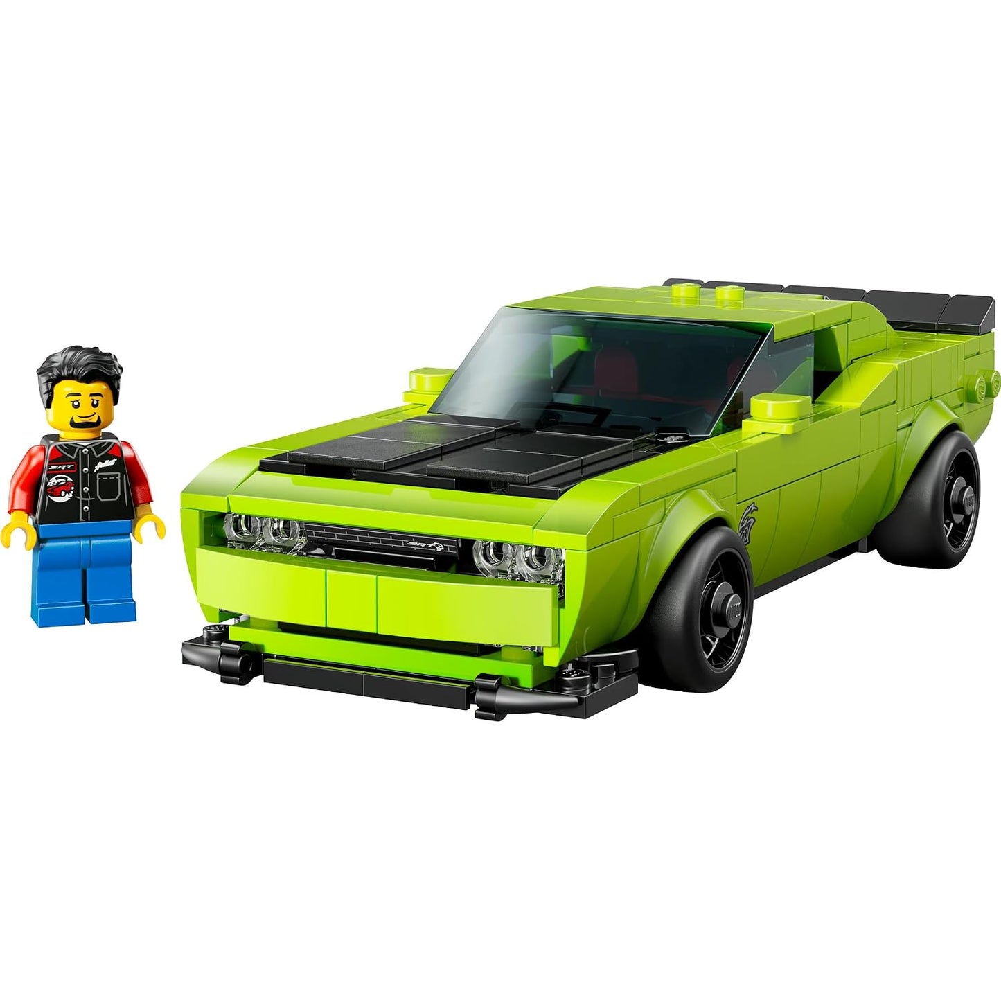 LEGO Speed Champions Dodge Challenger SRT Hellcat Sports Car Building Kit For Ages 9 Years & Up