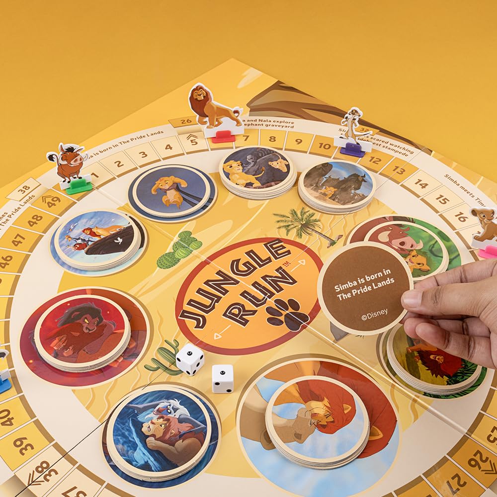 BO Games Circle of Life The Lion King Board Game | Relive The Life of Simba in This Board Game for Kids | Ages 5 and Up