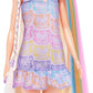 Barbie Fun & Fancy Blonde Fashion Doll with Extra-Long Hair & 2 Looks, Including Silver Metallic Dress & Hair Extension for Kids Ages 3+