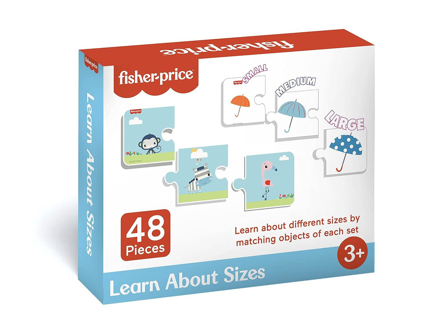 Fisher Price Learn About Sizes 48 Pieces Learning Sizes Puzzle For Kids