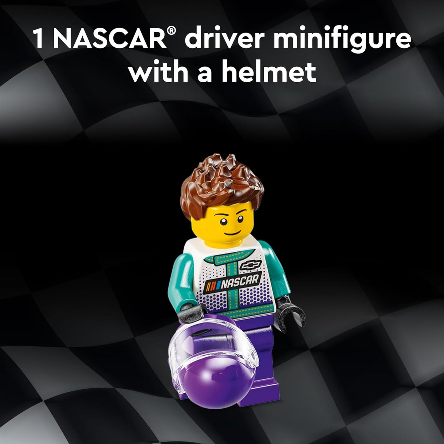 LEGO Speed Champions NASCAR Next Gen Chevrolet Camaro Vehicle Building Kit For Ages 9+
