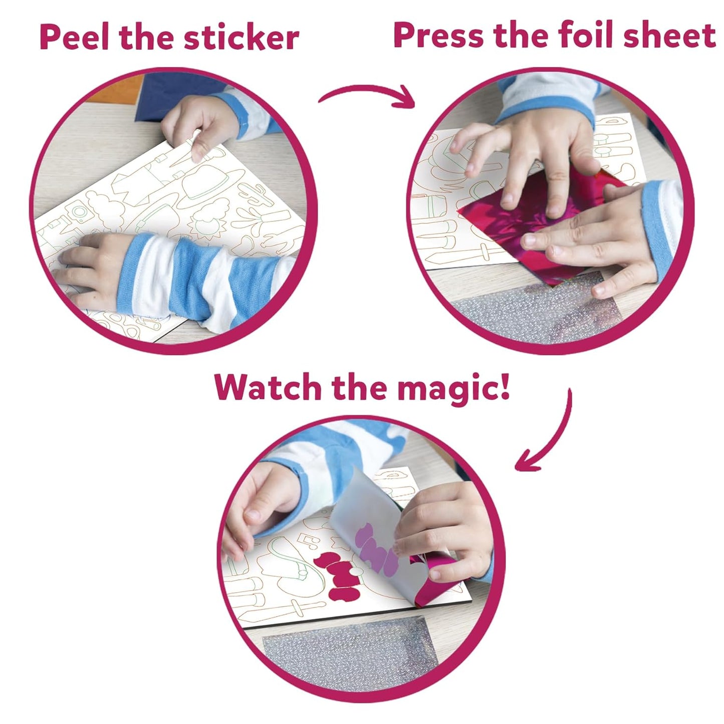 Skillmatics Foil Fun: Dress Up No Mess Art Kit For Kids Ages 4+