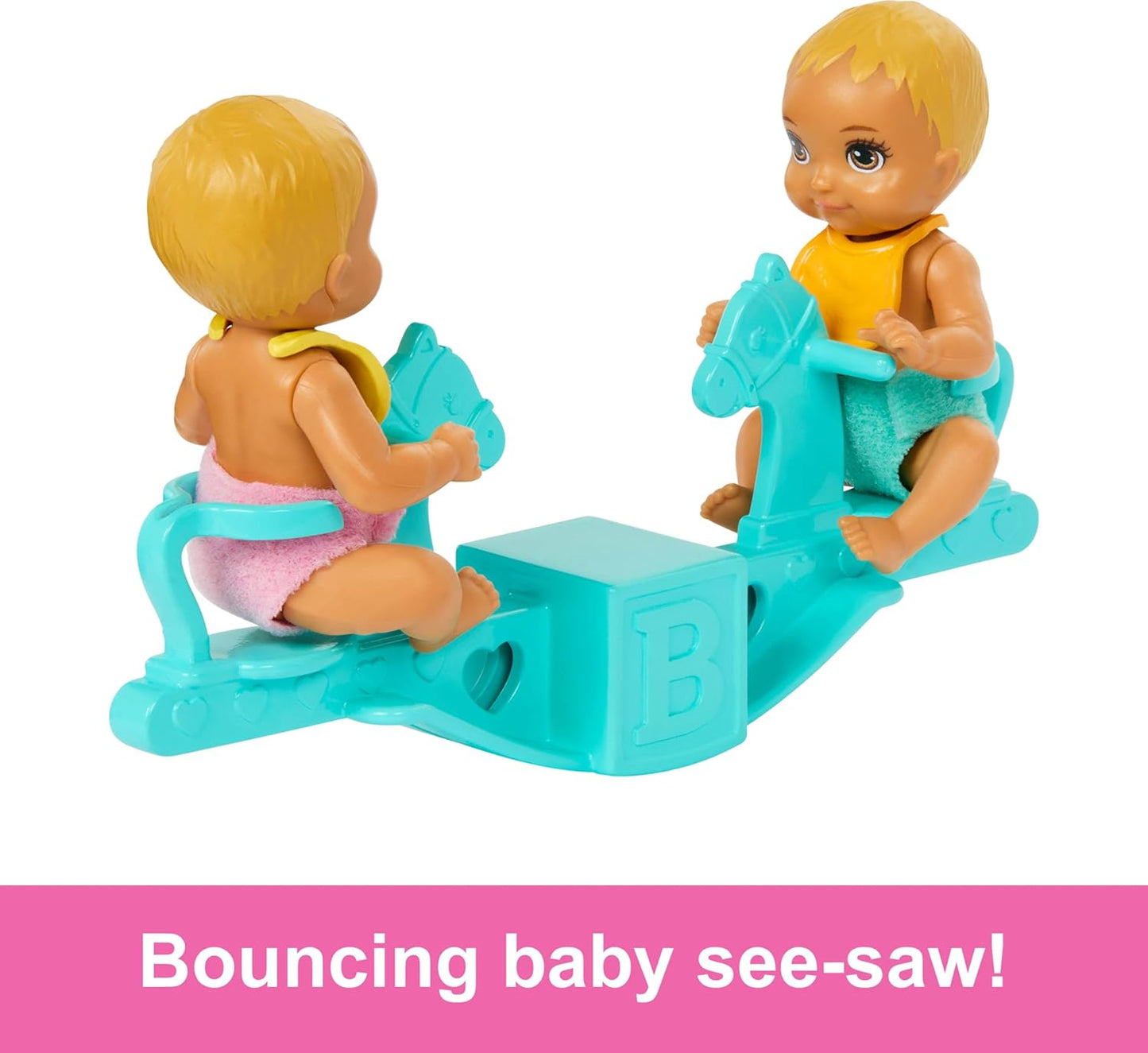 Barbie Skipper Baby-Sitter The Twin Room Dolls and Accessories For Kids Ages 3+