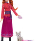 Disney Frozen Anna Fashion Doll and Wolf Cub Figure with 4 Accessories Including Pet Bed and Duvet Inspired by the Animals from Arendelle