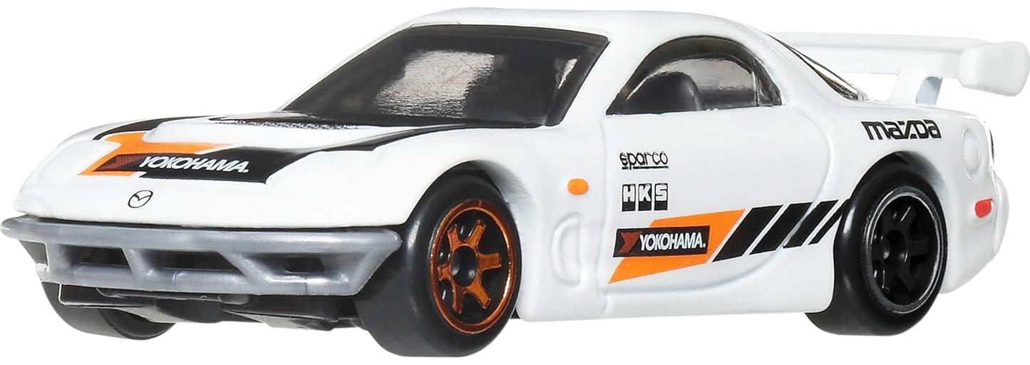 Hot Wheels 2026 Silver Series Streets of Japan Premium Vehicle Set Including 6 Collectible Cars for Kids & Collectors