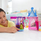 Disney Frozen Storytime Stackers Playset Anna's Castle in Arendelle Doll House with Small Doll, Olaf and 7 Accessories For Kids Ages 4+