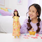 Disney Princess Belle Fashion Doll & Dog Figure with Color Change Spots, Bathtub, Brush & Hair Accessories, Inspired by Beauty & The Beast