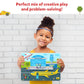 Skillmatics Tangram Twist - Off We Go! No Mess Sticker Art Puzzle For Ages 8+
