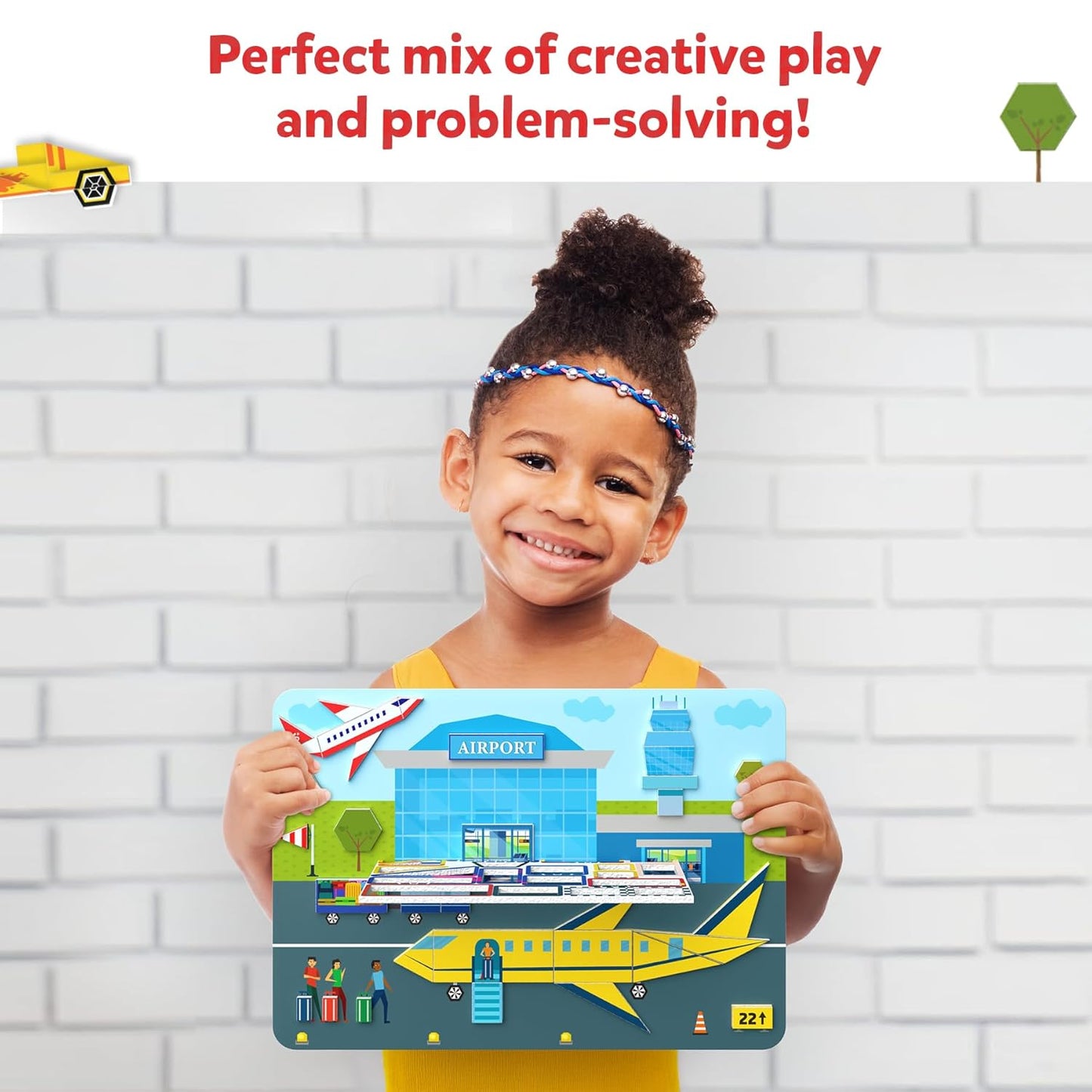 Skillmatics Tangram Twist - Off We Go! No Mess Sticker Art Puzzle For Ages 8+