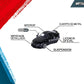 Majorette Black Edition 2.0 5 Pack Set - Metal Toy Car with Freewheel, Suspension & Opening Parts for Kids & Collectors