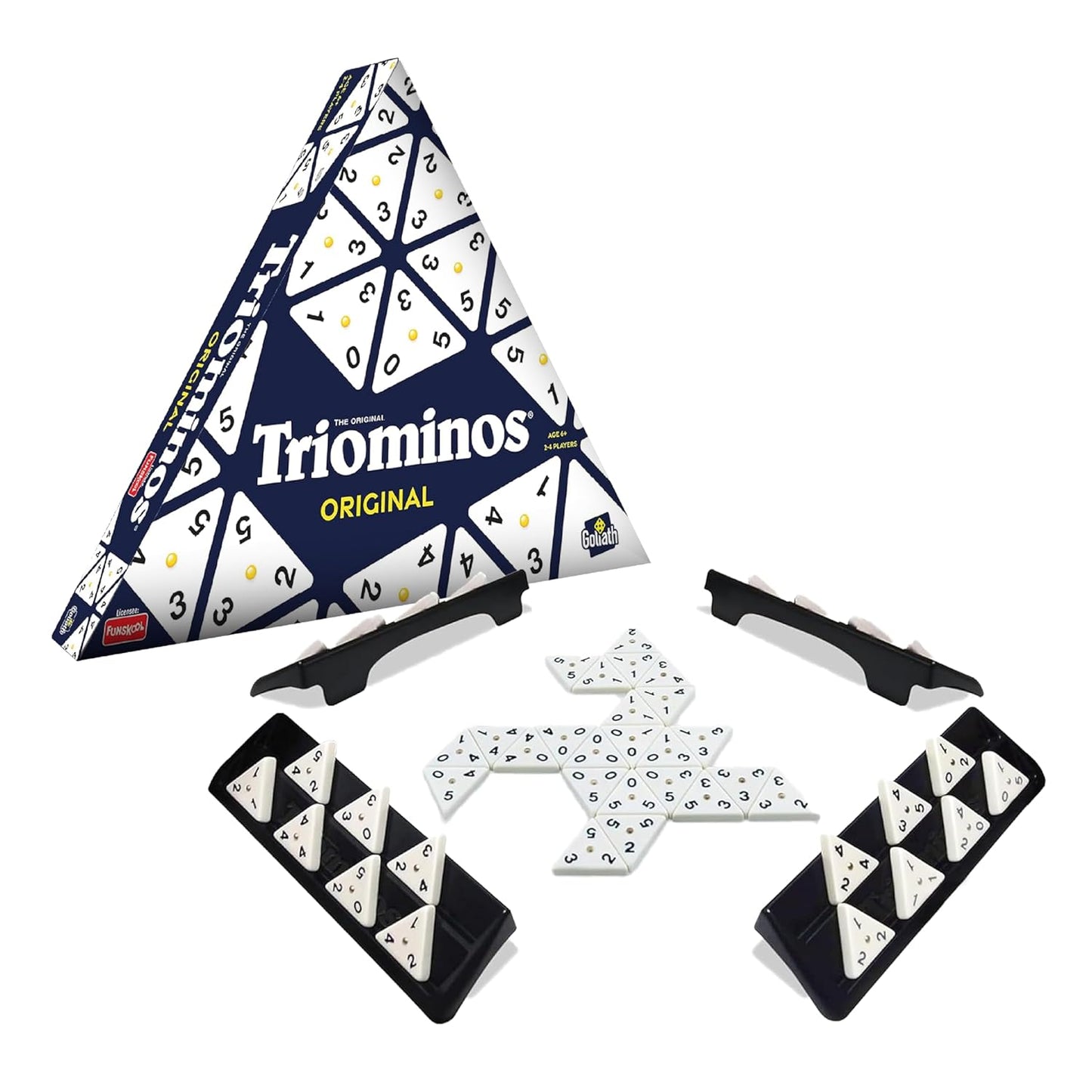 Funskool Goliath Games Triominos Strategy Board Game, 2-4 Players, For Ages 6 Years & Up