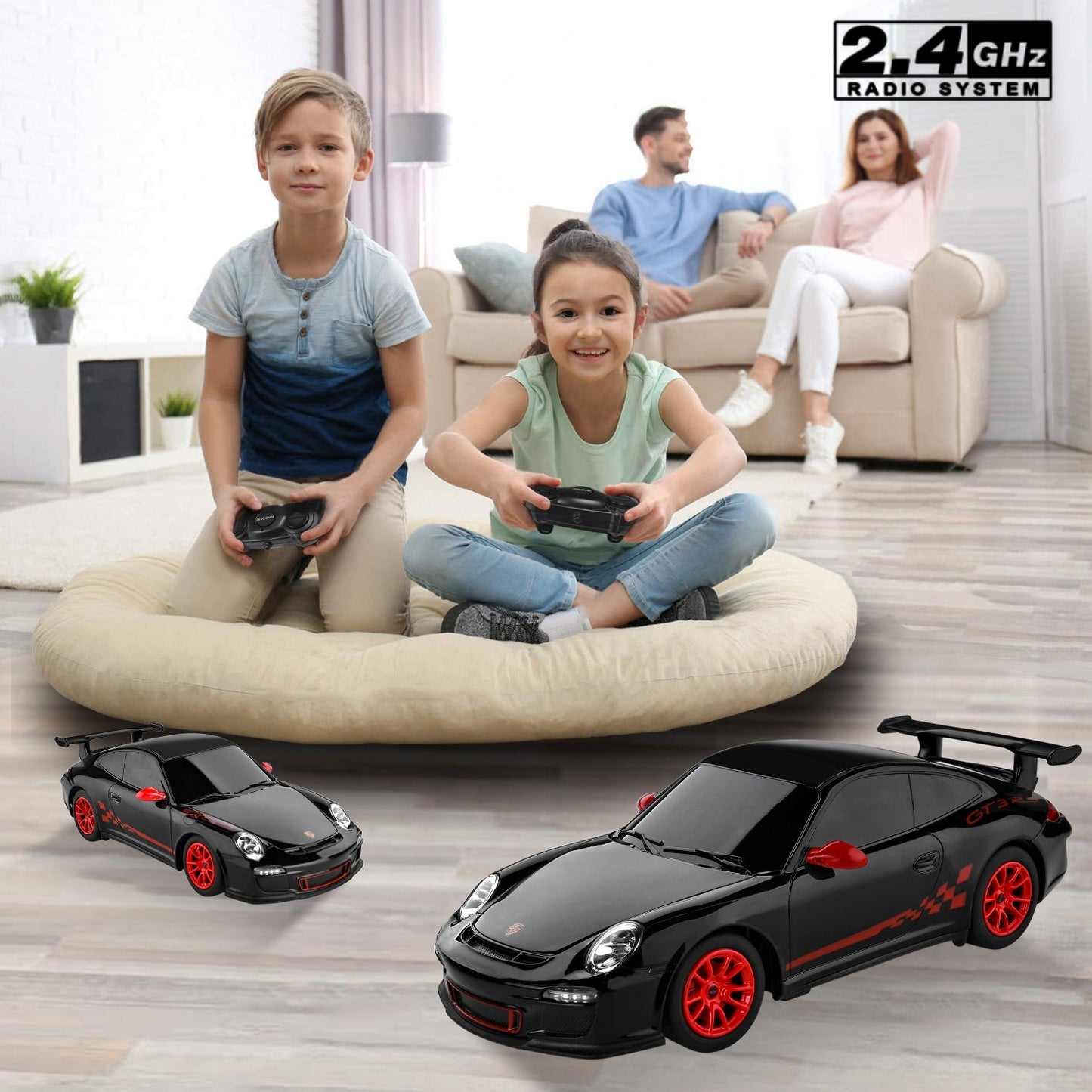 BEZGAR RC Car, Officially Licensed Porsche 911 GT3 RS Model RC Car