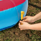 Inflatable Bounce House, Water Slide Bouncer Playhouse Castle w/Splash Pool, Climbing Wall, Basketball Hoop & Carry Bag, 480W Air Blower