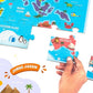 Bloomingo Search and Find Puzzle Kit:Wonderful World-Explore Hidden Animals