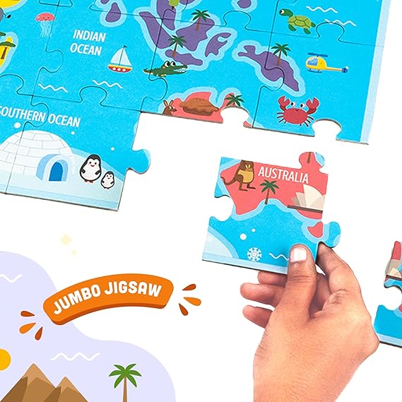 Bloomingo Search and Find Puzzle Kit:Wonderful World-Explore Hidden Animals