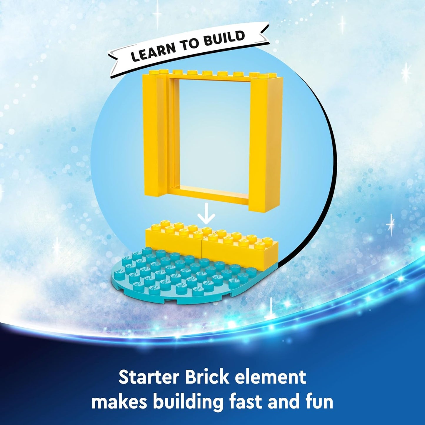 LEGO Disney Princess Ariel's Music Stage Playset Kit for Ages 4+