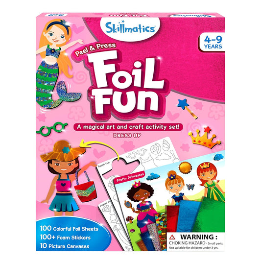Skillmatics Foil Fun: Dress Up No Mess Art Kit For Kids Ages 4+