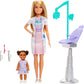 Barbie Dentist Doll With Blonde Fashion Doll, 1 Kid Doll, Medical Doctor Furniture & Accessories For Kids Ages 3+