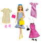 Barbie Doll with Clothes and Accessories With 4 Complete Outfits For Kids Ages 3+