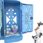 Disney Frozen Elsa Ice Palace, Stackable Castle Doll House with Small Doll & Accessories For Kids Ages 4+