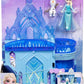 Disney Frozen Elsa Ice Palace, Stackable Castle Doll House with Small Doll & Accessories For Kids Ages 4+