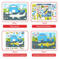 Skillmatics Tangram Twist - Off We Go! No Mess Sticker Art Puzzle For Ages 8+