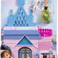 Disney Frozen Storytime Stackers Playset Anna's Castle in Arendelle Doll House with Small Doll, Olaf and 7 Accessories For Kids Ages 4+