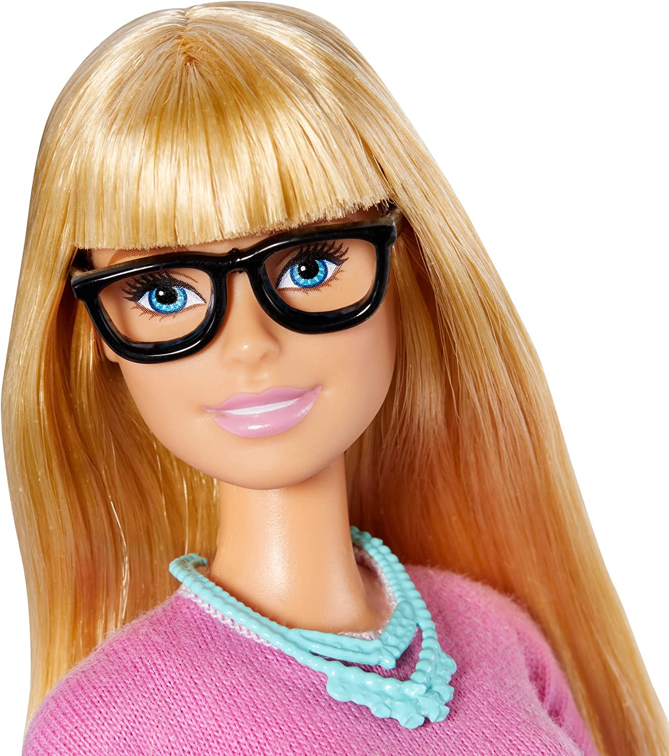 Barbie Blonde Hair Teacher Doll with Accessories for Kids Ages 3+