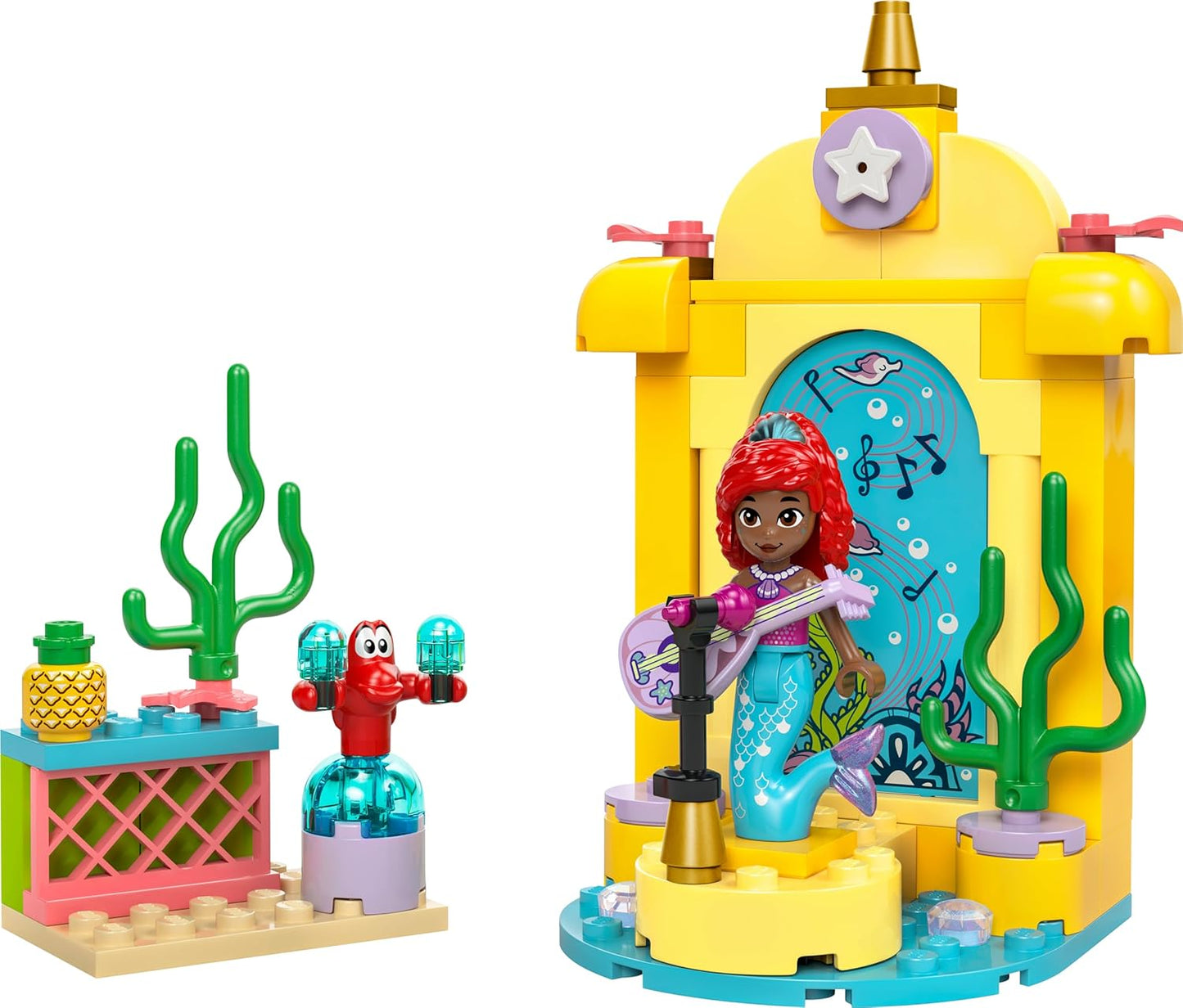 LEGO Disney Princess Ariel's Music Stage Playset Kit for Ages 4+