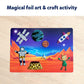 Skillmatics Foil Fun Up In Space - Art & Craft DIY Activity Kits for Ages 4 to 9 Years