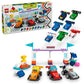 LEGO DUPLO Town F1 Team Race Cars & Drivers Building Kit For Ages 2+ Years