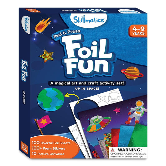 Skillmatics Foil Fun Up In Space - Art & Craft DIY Activity Kits for Ages 4 to 9 Years