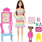 Barbie Teacher Doll With Brunette Fashion Doll, 1 Toddler Doll, & Teaching Accessories For Kids Ages 3+