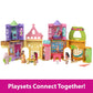 Disney Princess Jasmine Castle Stackable Dollhouse Set with Acessories, Inspired by Disney's "Aladdin" Movie