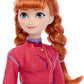 Disney Frozen Anna Fashion Doll and Wolf Cub Figure with 4 Accessories Including Pet Bed and Duvet Inspired by the Animals from Arendelle