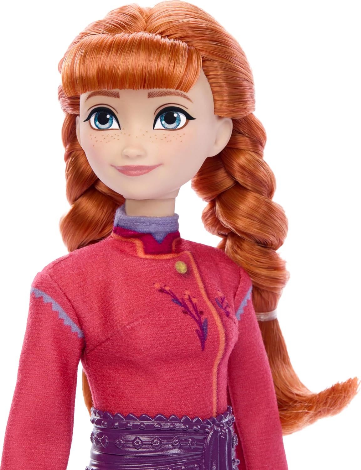 Disney Frozen Anna Fashion Doll and Wolf Cub Figure with 4 Accessories Including Pet Bed and Duvet Inspired by the Animals from Arendelle