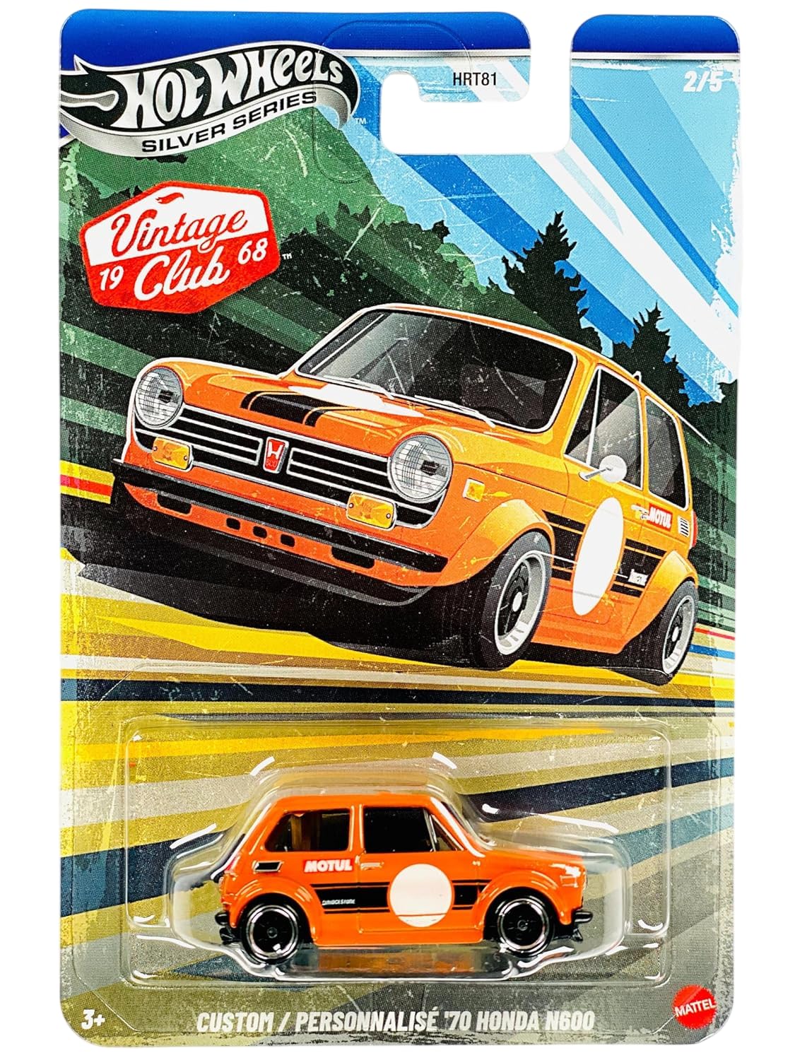 Hot Wheels 2026 Vintage Club Grand Prix Silver Celebration Series 1:64 Scale - Set Of 5 Cars Set-2