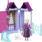 Disney Frozen Anna or Elsa Playset with 5 Surprises Including Small Doll, Tower & 3-4 Arendelle Village Accessories (Characters May Vary)