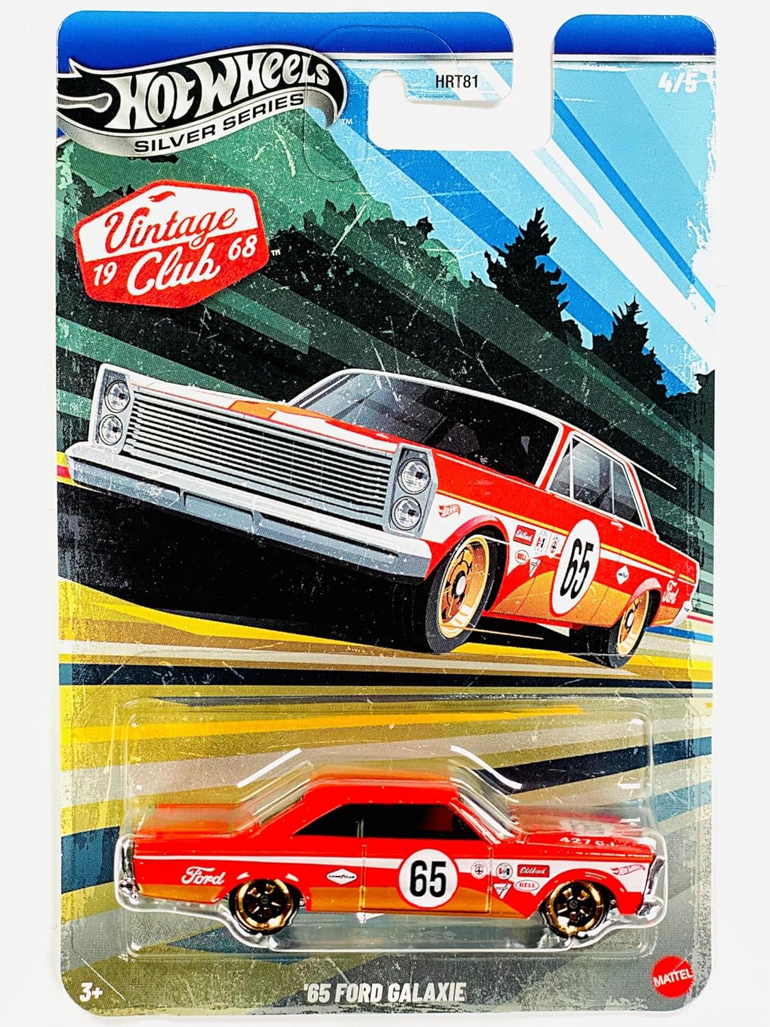 Hot Wheels 2026 Vintage Club Grand Prix Silver Celebration Series 1:64 Scale - Set Of 5 Cars Set-2
