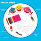 Funskool Handycrafts Baby Shark Mask Party, Create Baby Shark Mask, Baby Shark Birthday Themed Party, Make 3 Soft Masks for Boys & Girls, Art and Craft Kit, Ages 5 Years and Above, Multicolour
