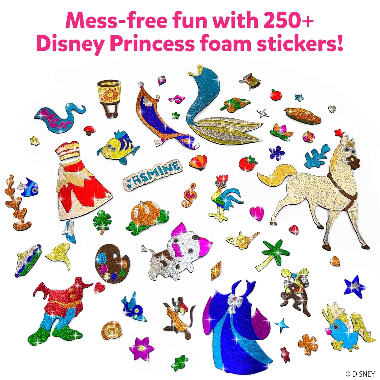Skillmatics Foil Fun Disney Princess No Mess Art Kit For Kids Ages 4+