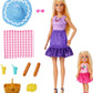 Barbie Family & Friends Picnic Playset with Dolls and Accessories for Kids Ages 3+